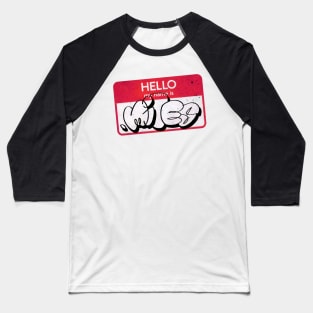 Hello My Name is Miles Baseball T-Shirt
